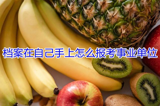档案在自己手上怎么报考事业单位