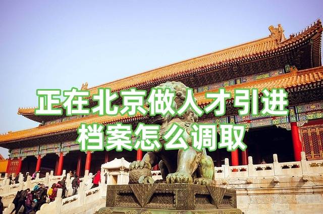 正在北京做人才引进档案怎么调取