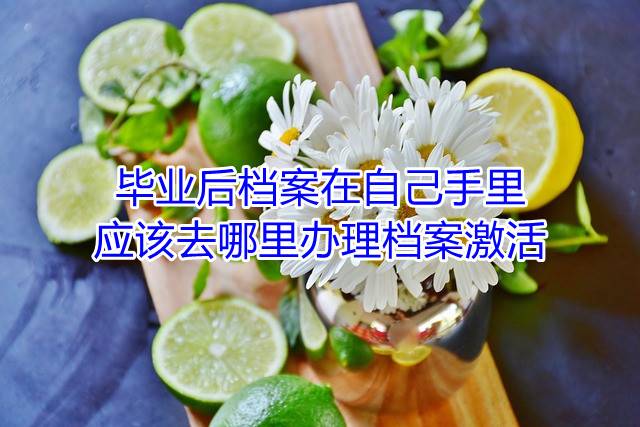 毕业后档案在自己手里，应该去哪里办理档案激活