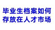 毕业生档案如何存放在人才市场的办理手续，收钱吗