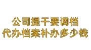 代办档案补办要多少钱，存档要多少钱，公司提干要调档