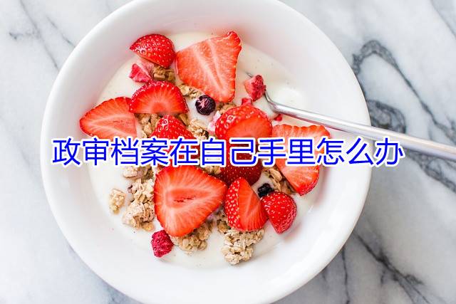 政审档案在自己手里怎么办