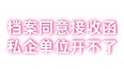 档案同意接收函私企单位开不了，由哪里开具