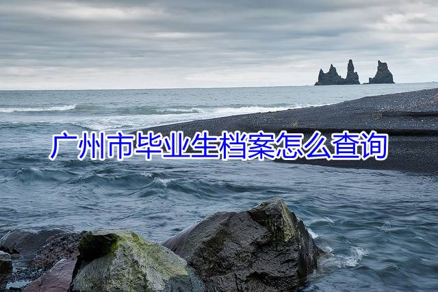 广州市毕业生档案怎么查询