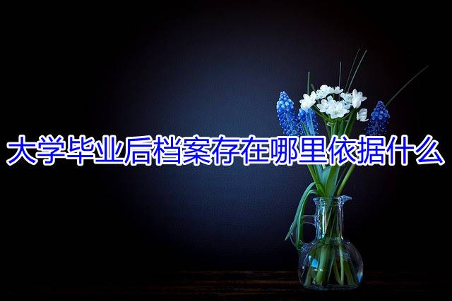 大学毕业后档案存在哪里依据什么