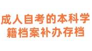 成人自考的本科学籍档案补办，补办后怎样才能放人才市场啊