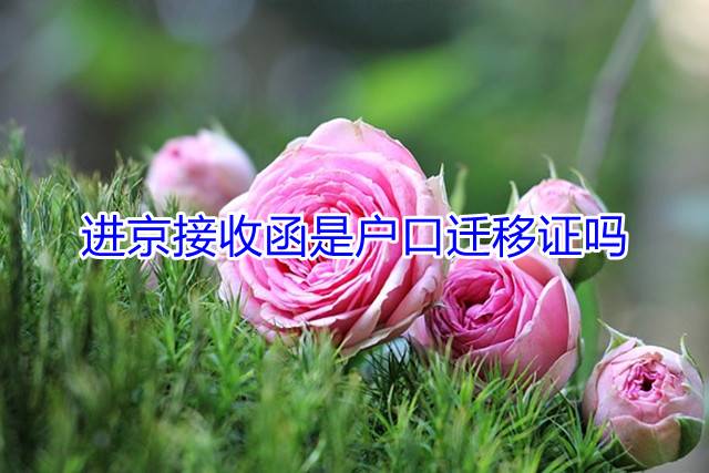 进京接收函是户口迁移证吗