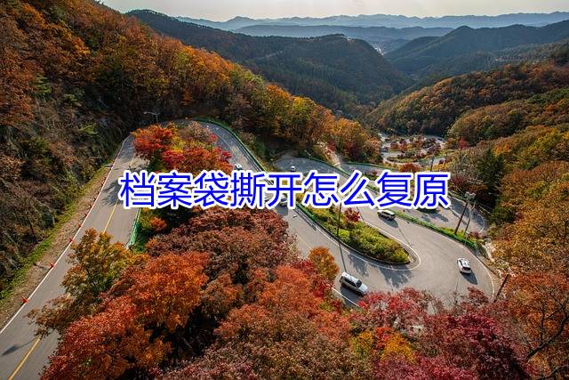 档案袋撕开怎么复原