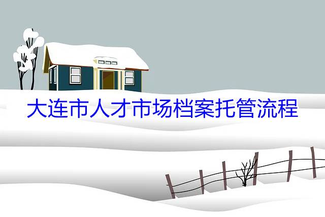 大连市人才市场档案托管流程