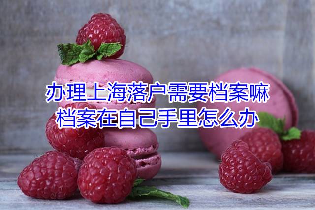 办理上海落户需要档案嘛，档案在自己手里怎么办
