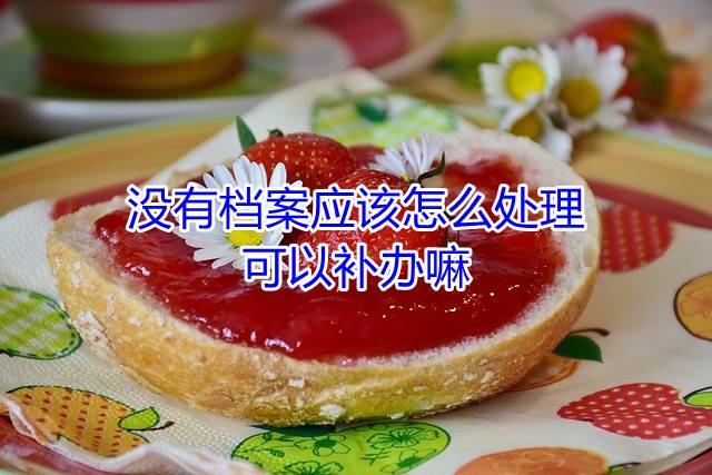 没有档案应该怎么处理，可以补办嘛