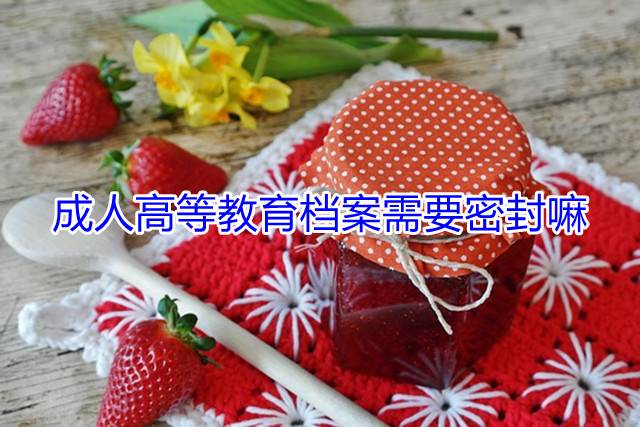 成人高等教育档案需要密封嘛