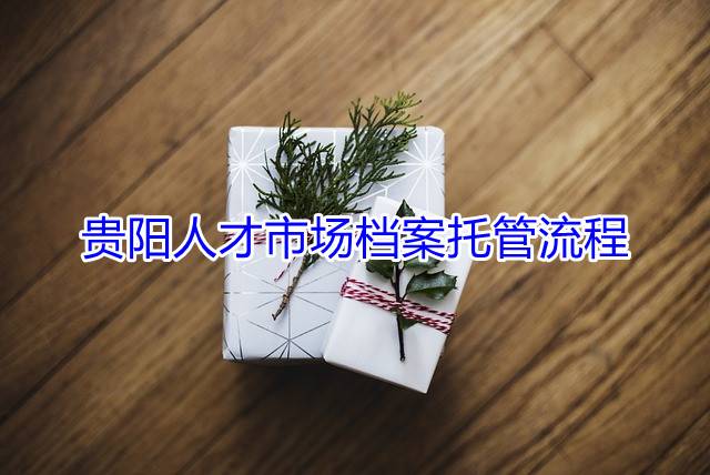 贵阳人才市场档案托管流程