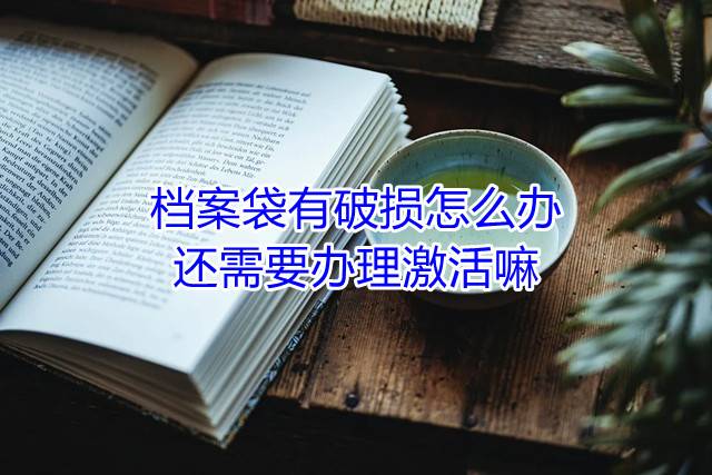 档案袋有破损怎么办，还需要办理激活嘛
