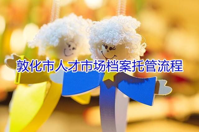 敦化市人才市场档案托管流程