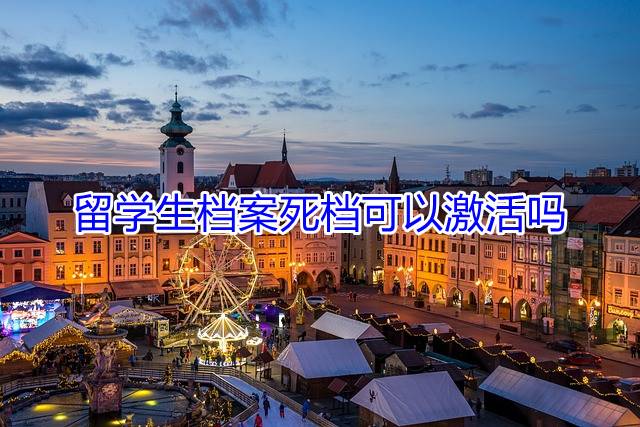留学生档案死档可以激活吗