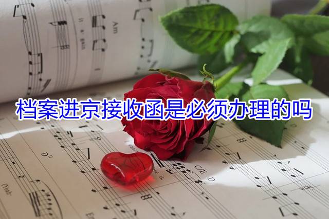 档案进京接收函是必须办理的吗