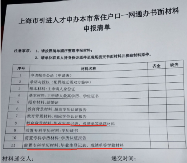 户口随调上海，没有档案可以迁吗