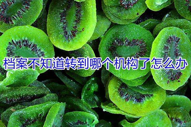 档案不知道转到哪个机构了怎么办