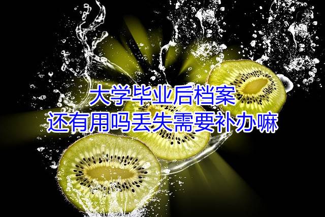 大学毕业后档案还有用吗丢失需要补办嘛