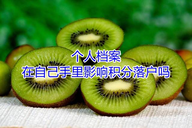 个人档案在自己手里影响积分落户吗