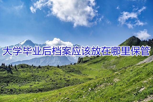 大学毕业后档案应该放在哪里保管