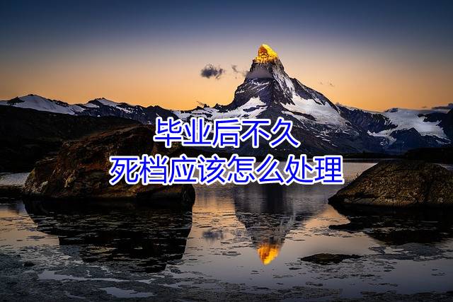 毕业后不久，死档应该怎么处理