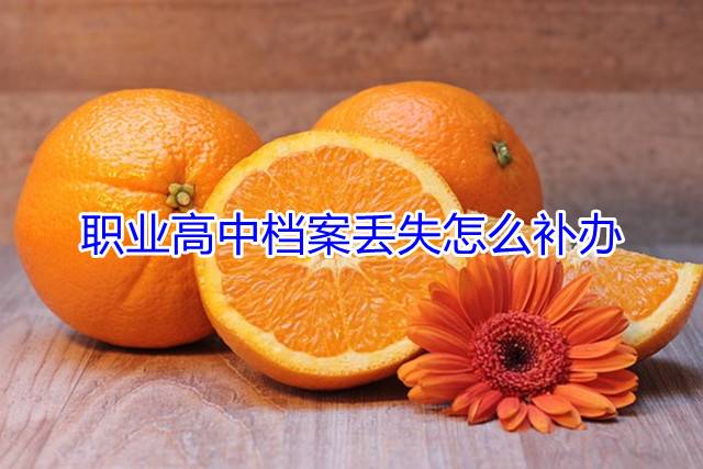 职业高中档案丢失怎么补办