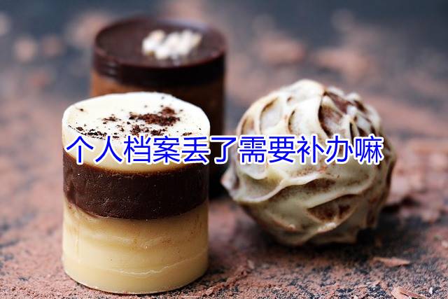 个人档案丢了需要补办嘛