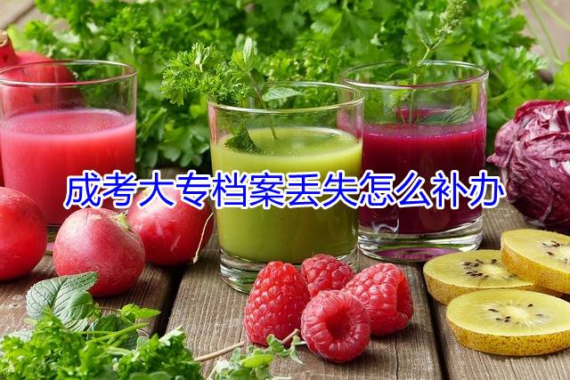 成考大专档案丢失怎么补办