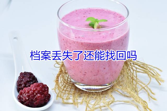档案丢失了还能找回吗