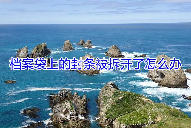 档案袋上的封条被拆开了怎么办