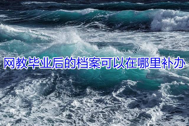 网教毕业后的档案可以在哪里补办