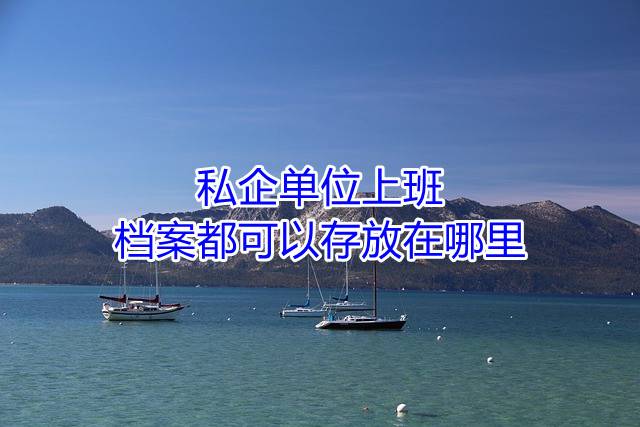 私企单位上班档案都可以存放在哪里