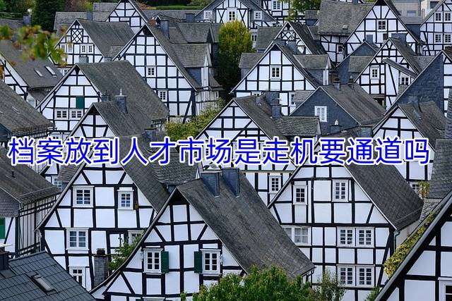 档案放到人才市场是走机要通道吗