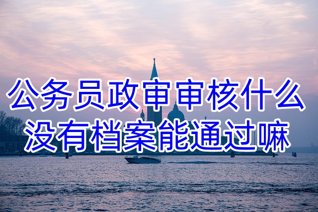 公务员政审审核什么,没有档案能通过嘛