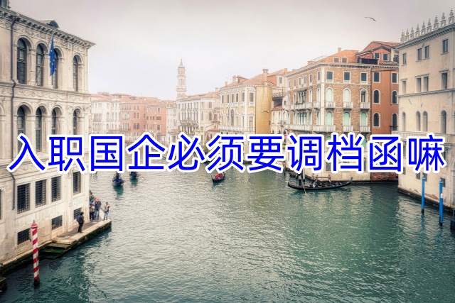 入职国企必须要调档函嘛