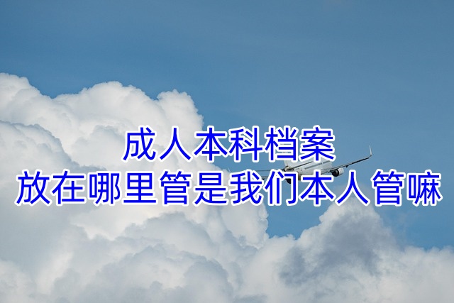 成人本科档案放在哪里管是我们本人管嘛