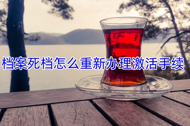 档案死档怎么重新办理激活手续
