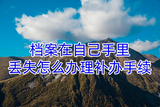 档案在自己手里丢失怎么办理补办手续
