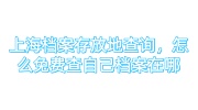 上海档案存放地查询，怎么免费查自己档案在哪