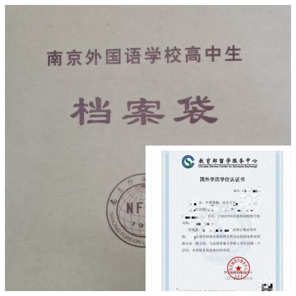 初中毕业出国国外本科学历留服认证完，没有档案新建案例