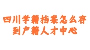 四川学籍档案