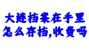 大连档案在手里