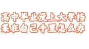 高中毕业没上大学的档案