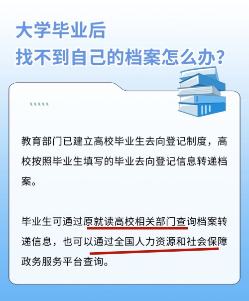 大学毕业之后档案不知道去哪了怎么办